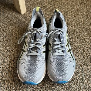 Used Men’s ASICS running shoes size 12.